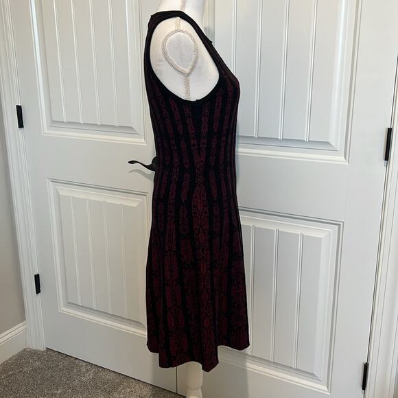 NWT $$150 White House Black Market Sleeveless Python Snake Sweater Dress M Sexy - Picture 9 of 16